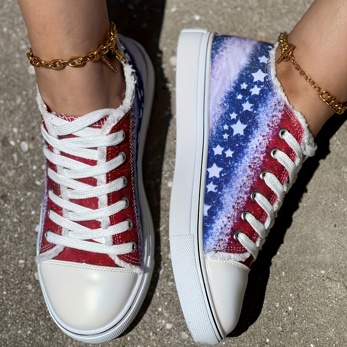 womens thick platform sneakers   lace up shoes with non slip rubber sole cushioned   for everyday athletic formal outfits white sneakers for women ladies sneakers everyday footwear round toe design textured fabric design casual footwear breathable fabric fashionconscious women details 3
