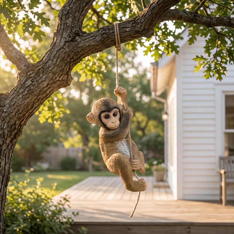 A Climbing Statue For Garden Decoration