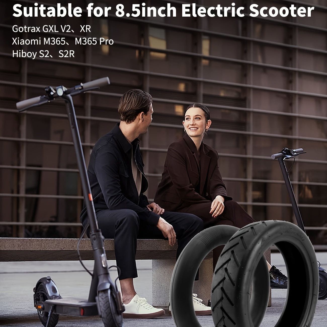 Outer Tire And Inner Tube For Xiaomi M365 Electric Scooter - Temu
