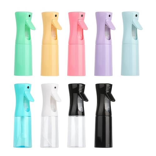 200ml continuous spray bottle refillable fine mist sprayer for hair styling cleaning gardening