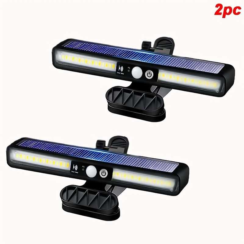 TEMU 2/4/8pcs, Clip-on Solar Outdoor Lights - Solar Motion Sensor Lights/wide Lights, Ip65, Clip-on And Magnet Mounting , 5 Lighting , Suitable For: