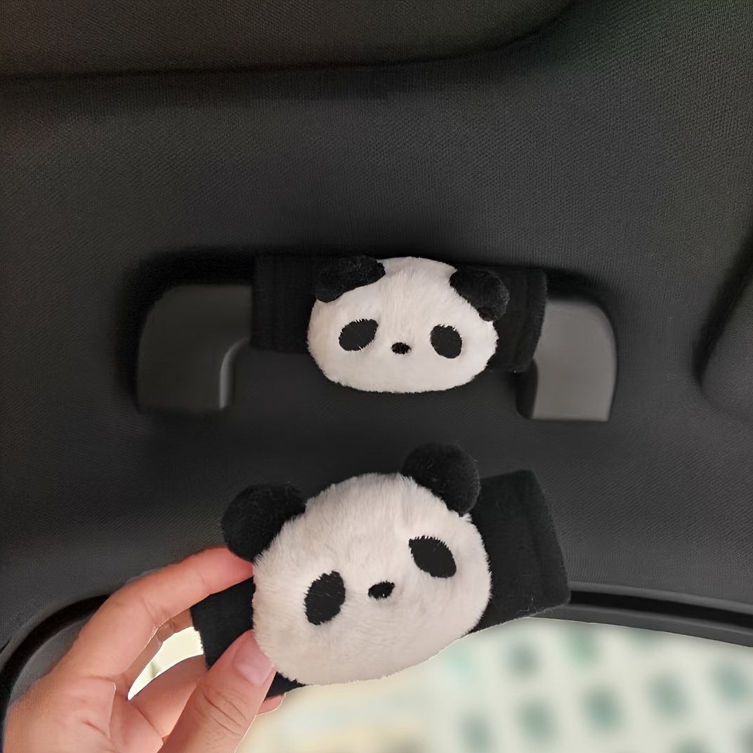 TEMU 【商品名】持ち手、肩当て、保護ケース付きの可愛いぬいぐるみパンダベア。汎用車用タイプ。ファッショナブルで、持ち運びが簡単。人々にソフトで粘着感を与えます。