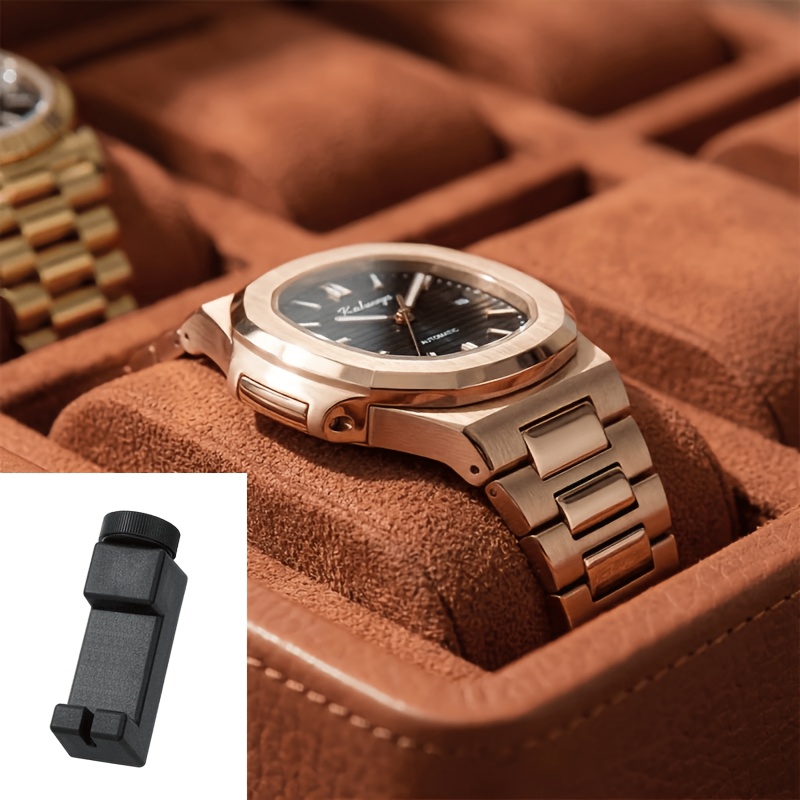 1pc Men's Fashion Automatic Mechanical Watch Luminous Pointers Luxury Stainless Steel Strap Business Casual Wristwatch Anniversary Birthday Festival Gift, Without Battery