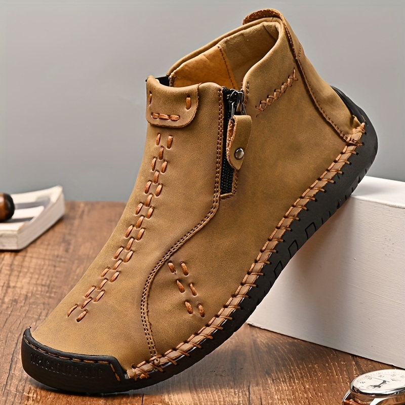 

Plus Size Ankle Boots - , -on, , , Mid-top Driving And Walking