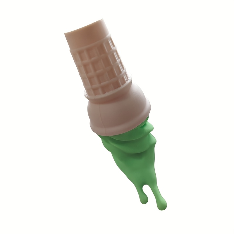 TEMU Gancio a forma di gelato 3D. Questa divertente e colorata decorazione a forma di gancio con gelato sciolto pu簷 utilizzata per qualsiasi scopo