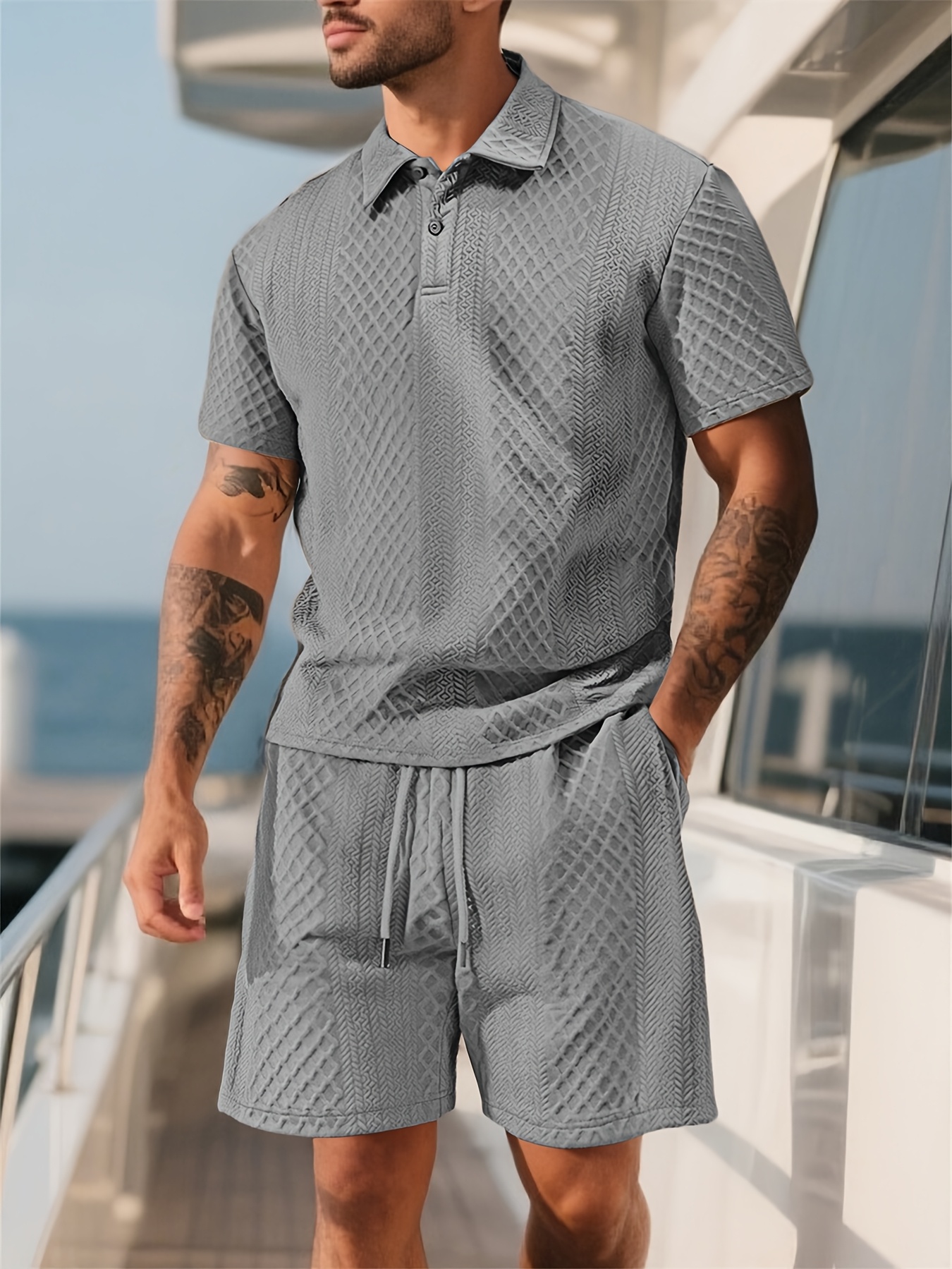 resort wear for men sold on Temu United States
