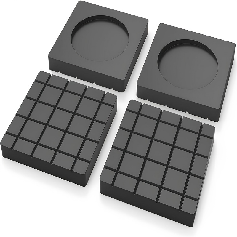 Anti-Vibration Pads For Washing Machine & Dryer – Shock Absorbing, Clear Rubber, GE Compatible 9 thumbnail image