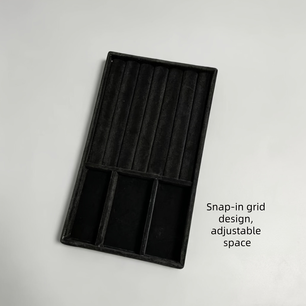 Randomly Selected Style Jewelry Tray, Velvet Storage