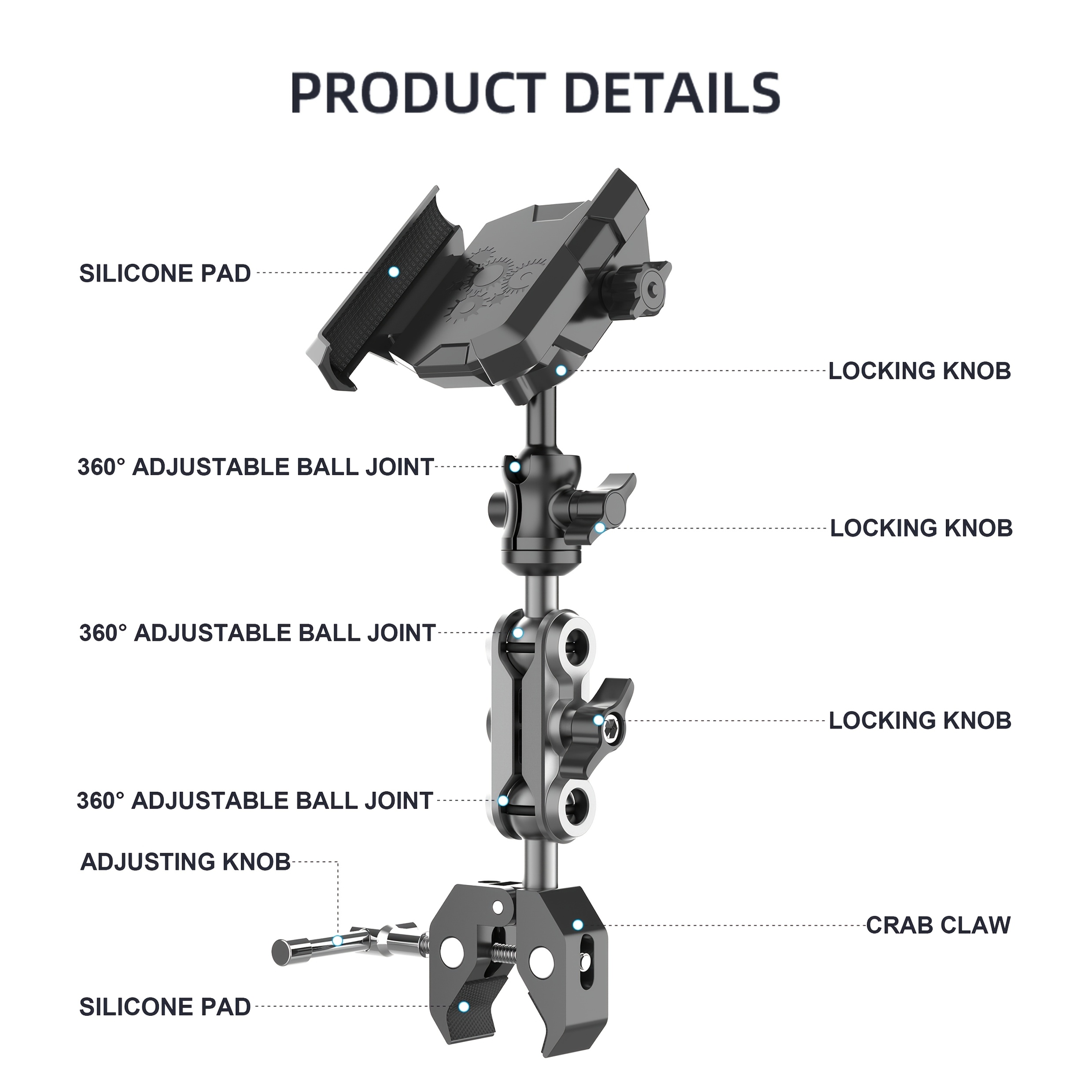 E-shop LRBH Handyhalter mit Super-Klemme für