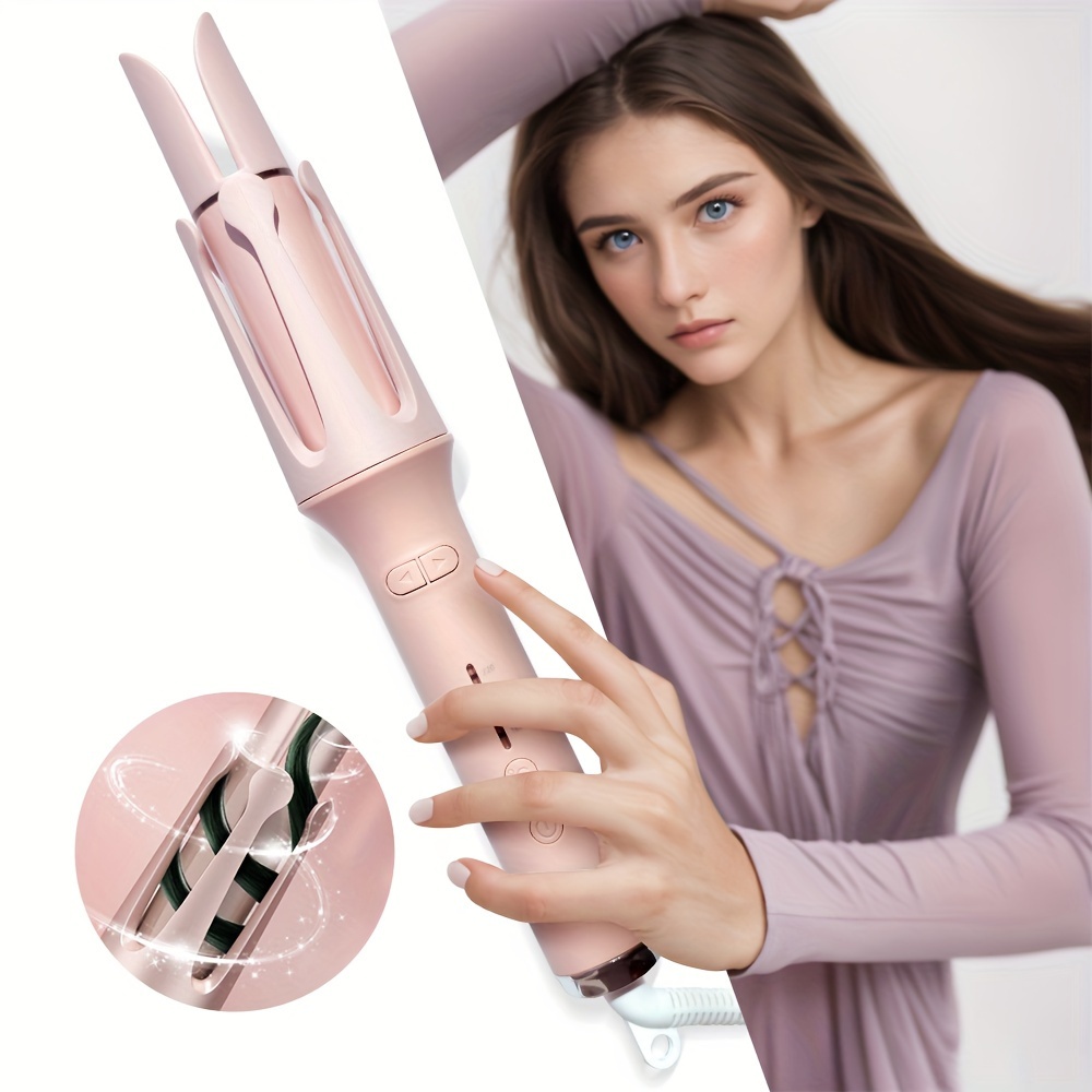 

Ceramic Hair Curler With Settings, Fast Heating, , Button Control – 32mm Barrel, Plug-in Power For Women