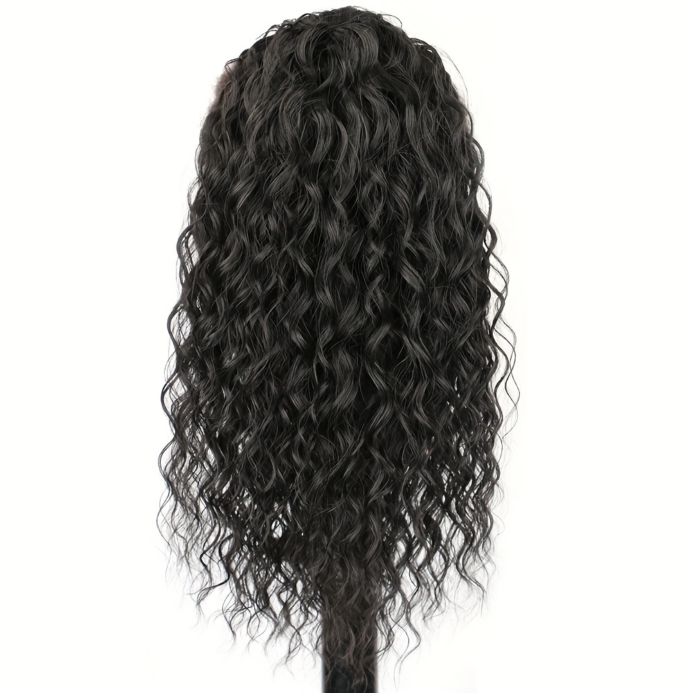 E-shop Mtmei Haar 14" Tiefenwelle Clip-In Pferdeschwanzverlängerung für Frauen - Dickes, Synthetisches Haarteil mit Kordelzug