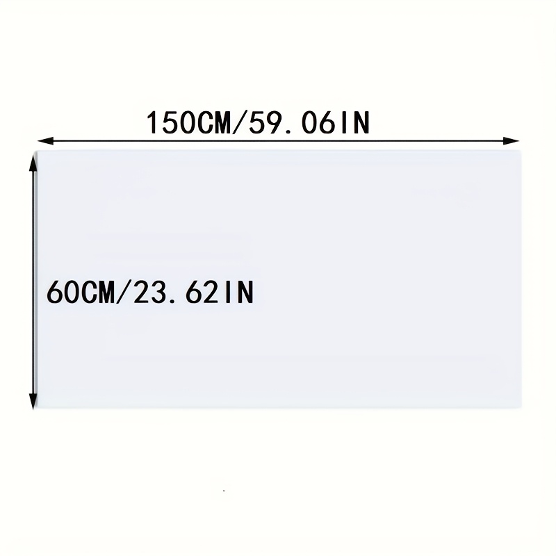 E-shop Ein Rollen PVC-Material Whiteboard-Wandsticker, selbstklebend für Büro, Zuhause und Klassenzimmer - wiederverwendbar, abwischbare Tafel mit