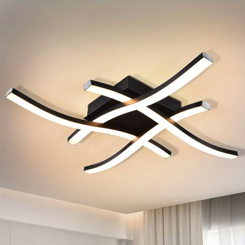 18 inch led ceiling lamp 3 color changing control chrome based embedded installation lamp bedroom kitchen balcony front door