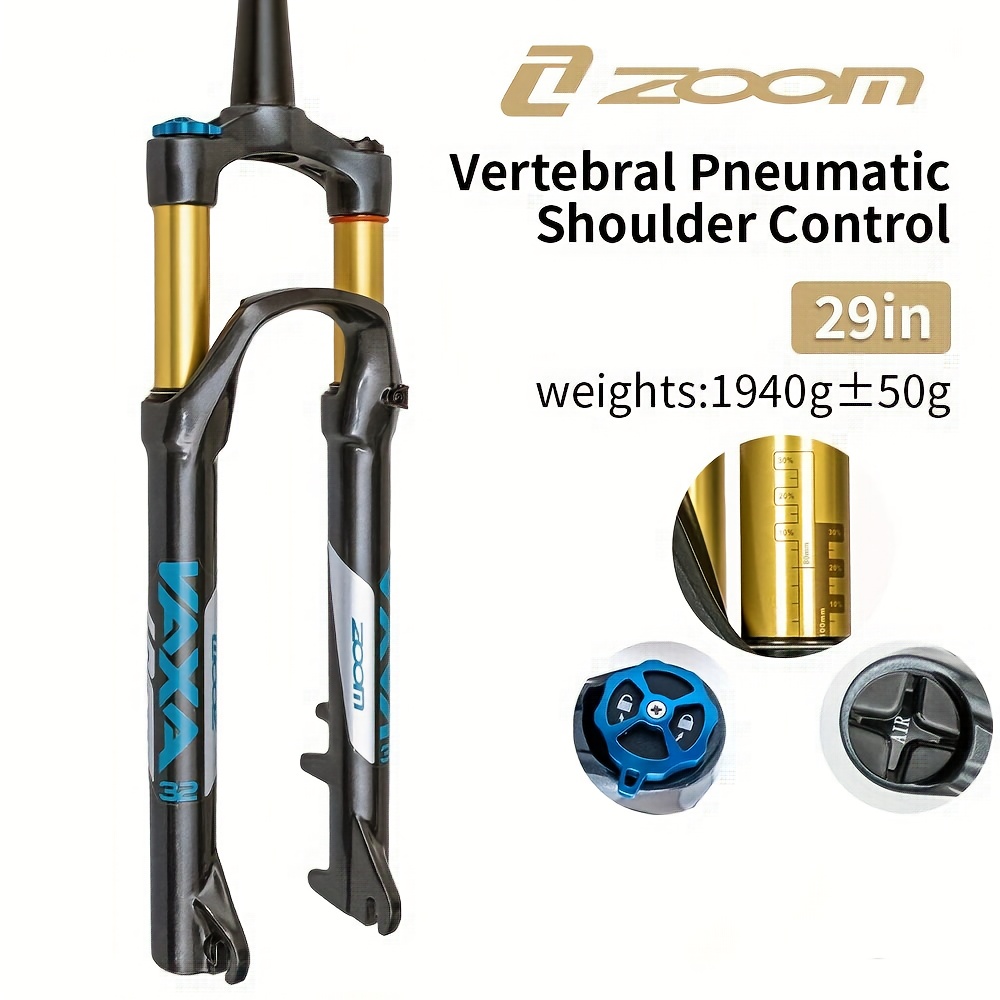   shock fork with locking suspension 100mm mtb off road bike part fits disc brakes front fork for travel 27 5 29 inch fit aluminum alloy
