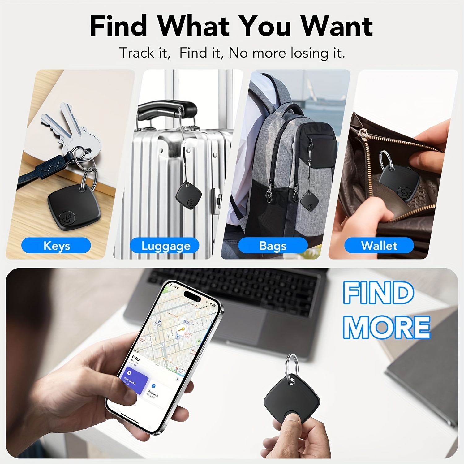luggage tracking smart locator multi mode anti lost positioning device compact and portable compatible with os system suitable for outdoor   Product details 2