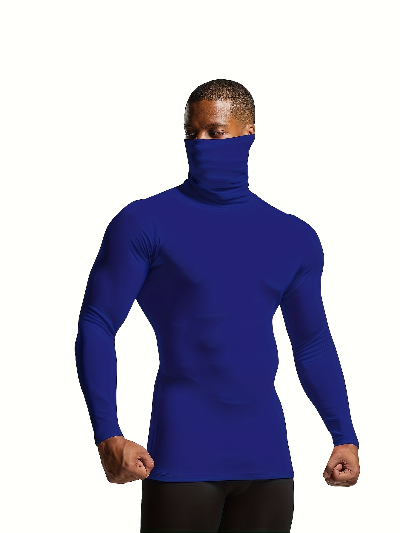 Royal blue cheap turtleneck mens