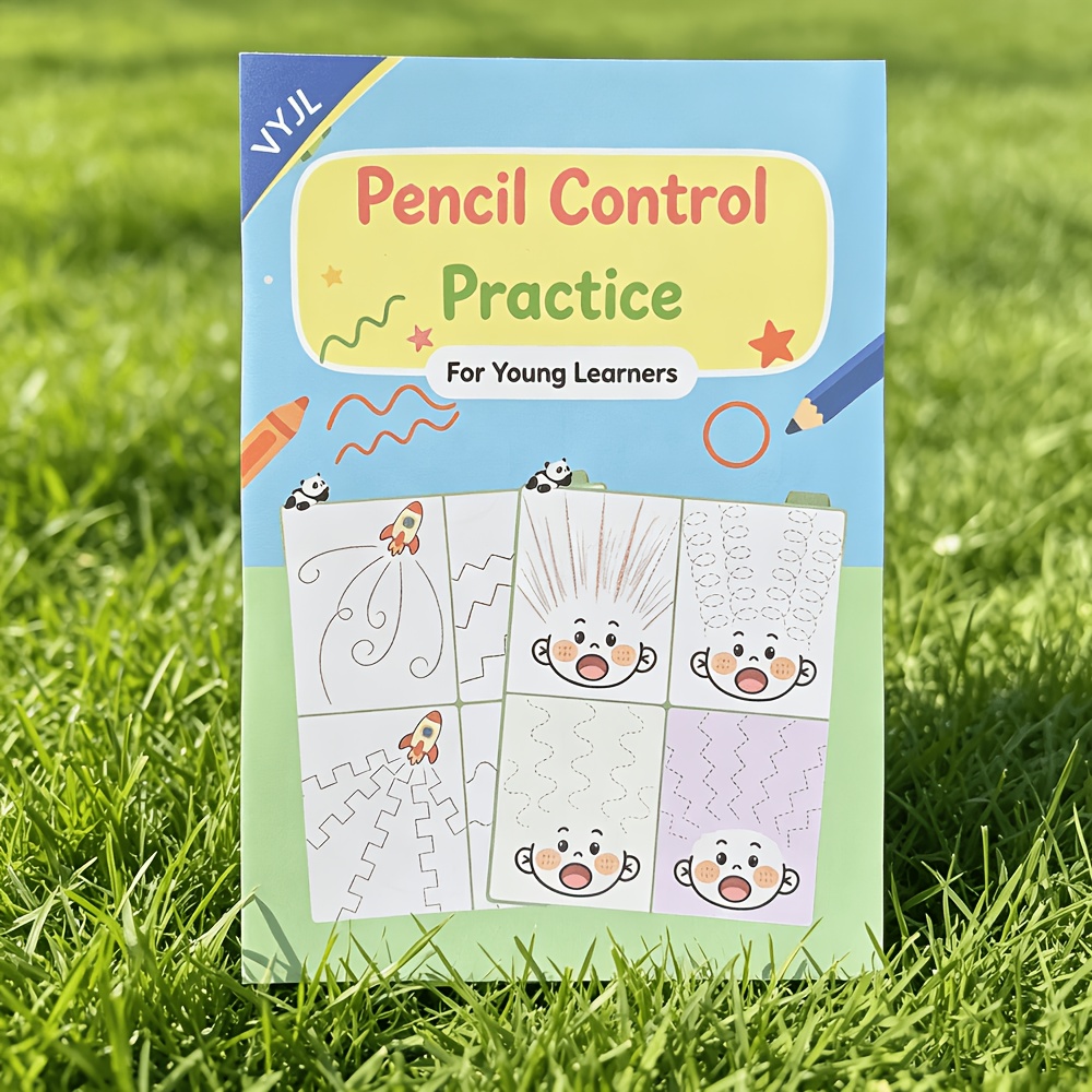 1 Book: 32-page Children's Fun Tracing Training Drawing Book, Thinking Training Book, Development Connect-the-dot Drawing Book, Educational Enlightenment Cognitive Workbook