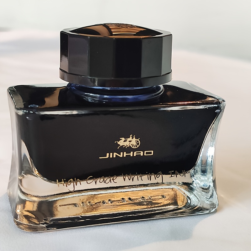 Image of 50ml Premium Fountain Pen Ink, Black/blue/blue Black, Smooth Calligraphy Ink, Single Bottle, Ideal For Writing And Calligraphy Enthusiasts