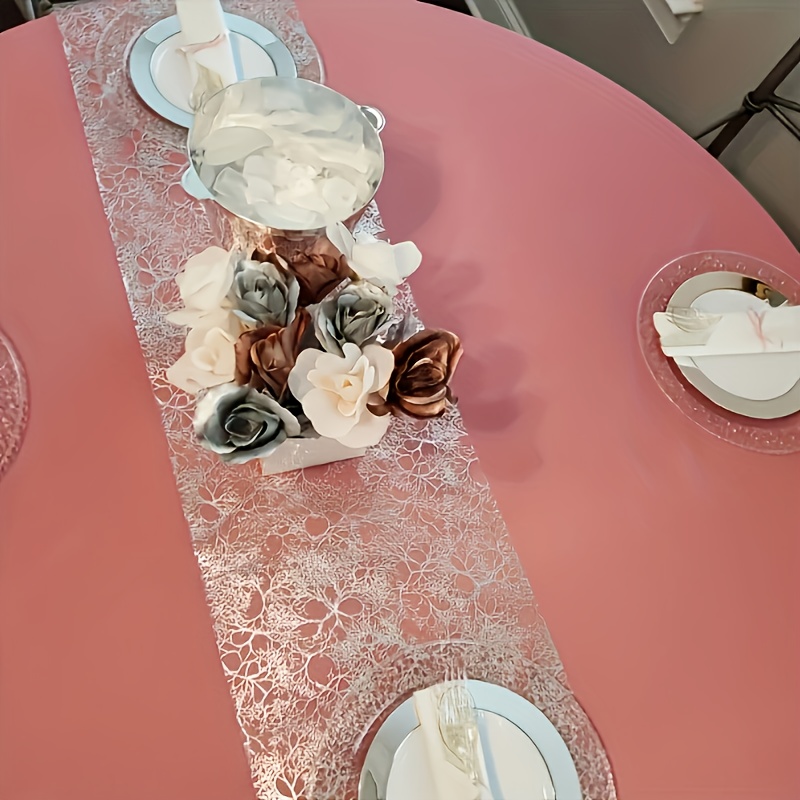 1 Pack 28 X 275 Glittering Golden And Silvery Branch Table Runners, Suitable For Wedding, Bridal Gift Party And Birthday, Valentine's Day, New Year Party, Holiday And Daily Home Decoration Supplies