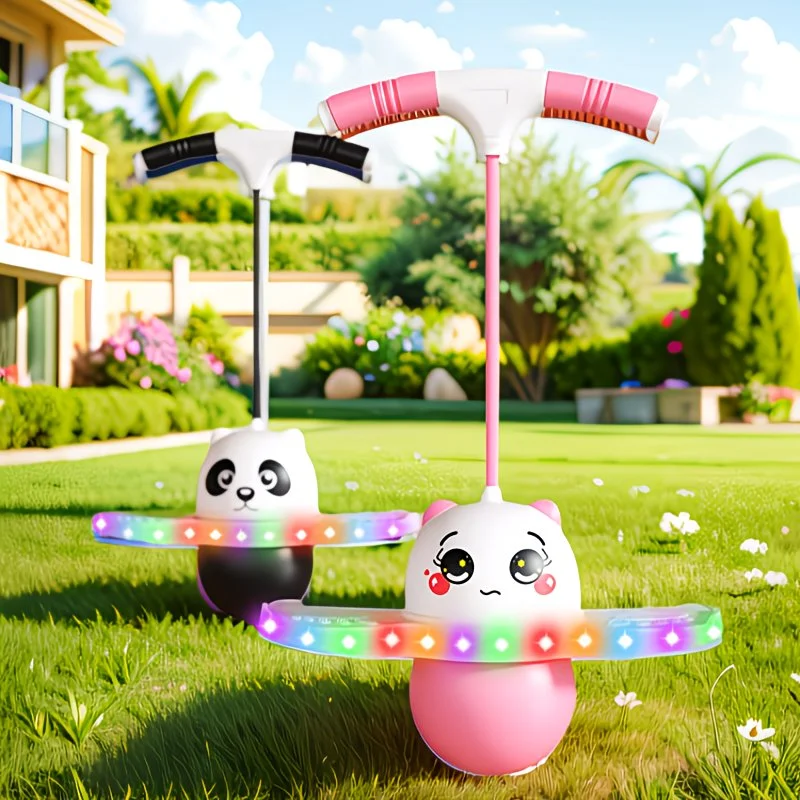 LED Pogo Ball with Balance Board for Kids and Adults – detail 6