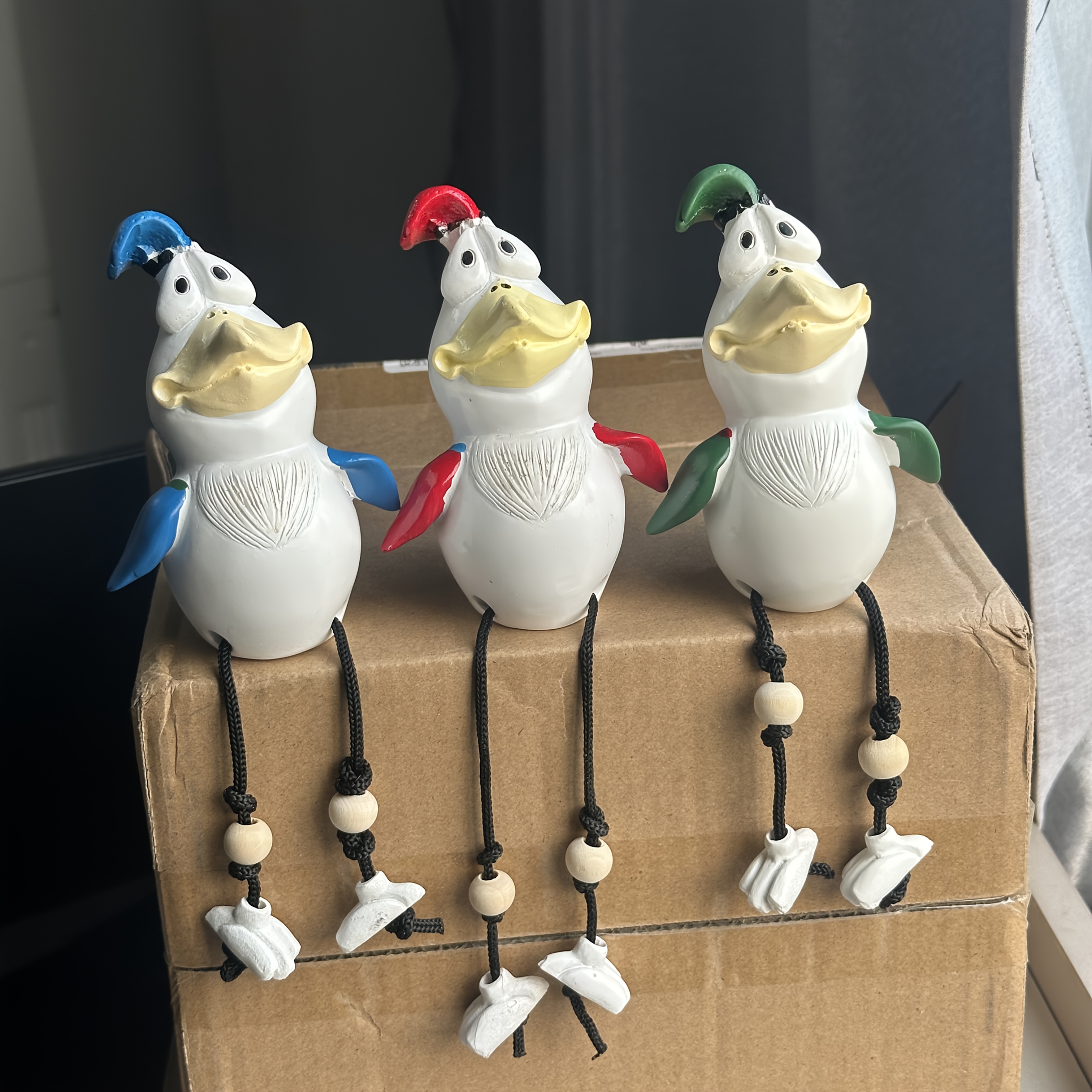 TEMU 3pcs Garden Resin Chickens Sculpture Suitable For Courtyard, Garden And Balcony Decoration