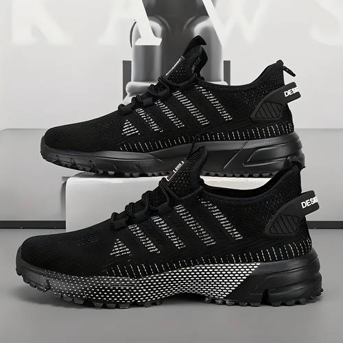 mens business casual shoes black gray lightweight breathable non slip wear resistant mens sneakers lightweight non slip athletic shoes suitable for running walking and training