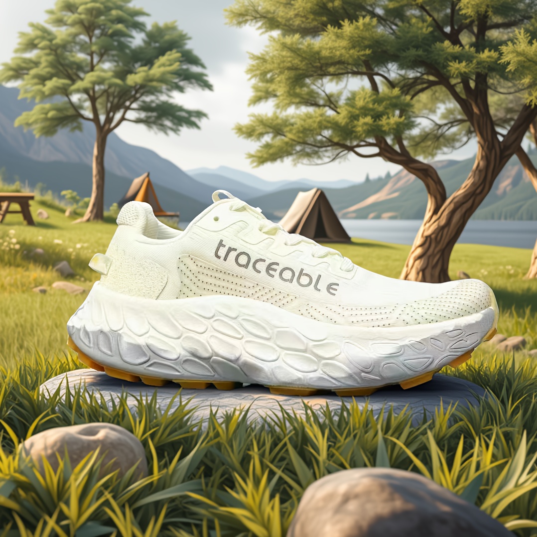 Sneakers, Men's Outdoor Shoes Lightweight Comfortable Trail Running Shoes Anti-Slip Shock Absorption Casual Fashion Sports Running Shoes