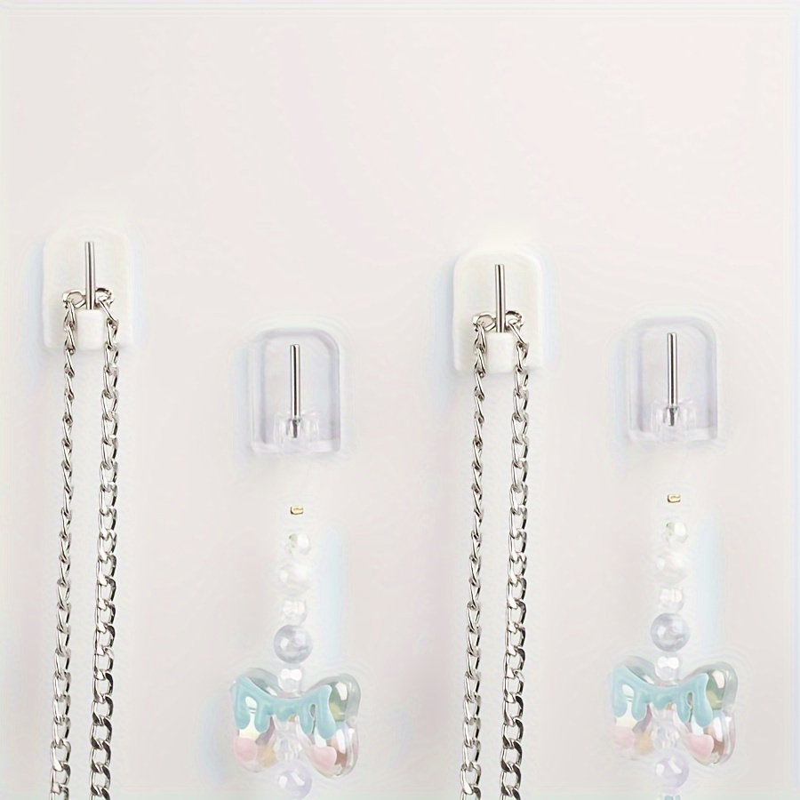 

Are 2 : And . Storage , Necklaces, Bracelets, For Rod Rear Storage Hanging Key Bathroom Towel ,can Bear The Weight Of 800g.