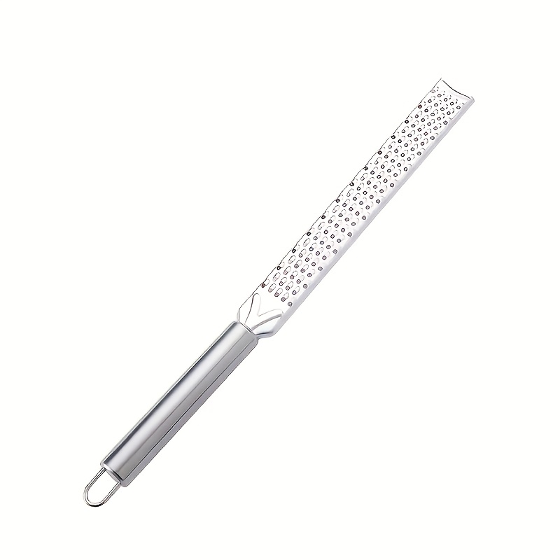 TEMU Stainless Steel Long Handle Cheese Grater, Kitchen Tool, Cheese Grater, Lemon Grater, Cheese Grater For Kitchen