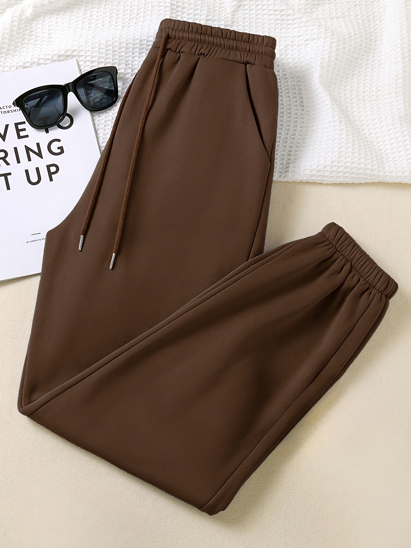 Elwood | Core Straight Leg Sweatpants | Vintage Brown | Plus