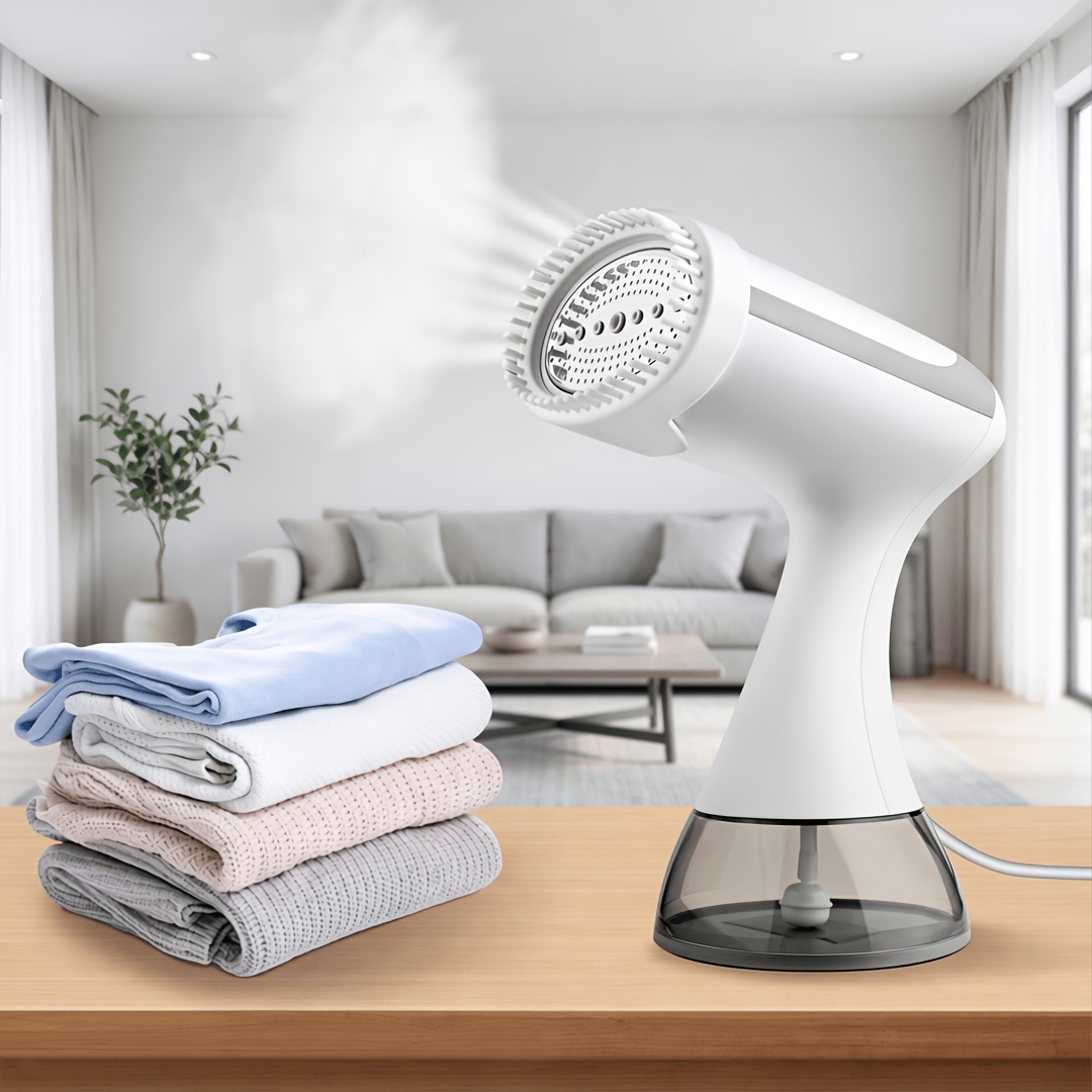 TEMU Vaporizador de ropa de mejorado, plancha de calentamiento rápido de potencia en para ropa, de agua desmontable de gran capacidad de 350 ml, un