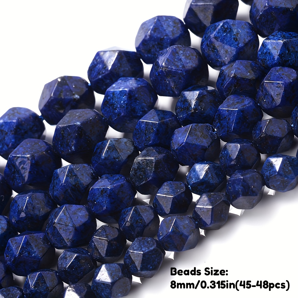 Blue Natural Stone Beads Loose Spacer Beads For Jewelry Making Bracelet Necklace Additions 6/8/10mm