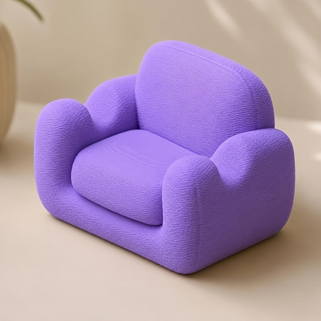 TEMU Sofa Phone Stand, Creative Desktop Holder For Phones And Tablets, Mini Couch Decor For Desk, Office, Bedroom, And Home