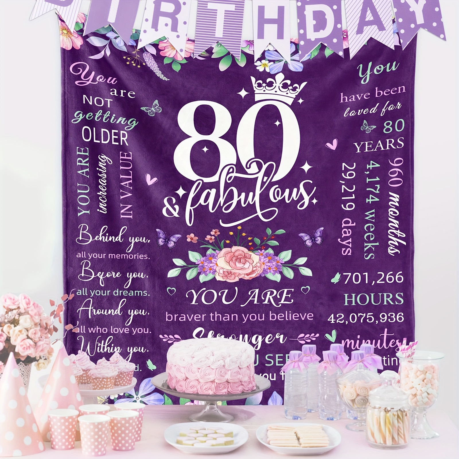 80th Birthday Gifts Women Best Gifts 80 Year Old Woman 80 - Temu