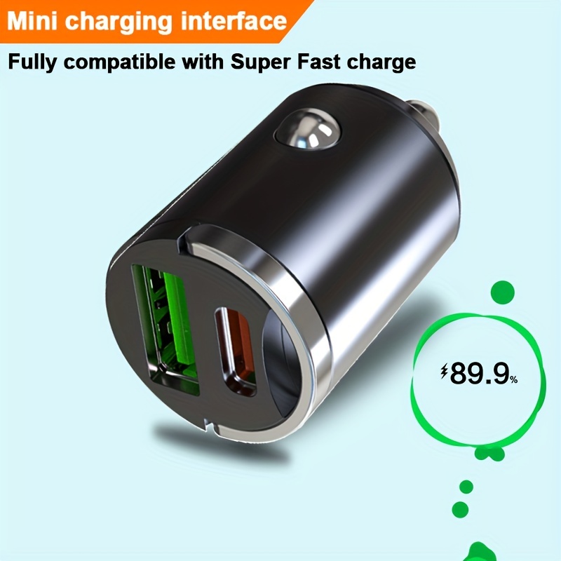 6 Port USB C Car Charger, AINOPE Super Fast Charging Car USB Charger Multi  Port with Mini USB Charger