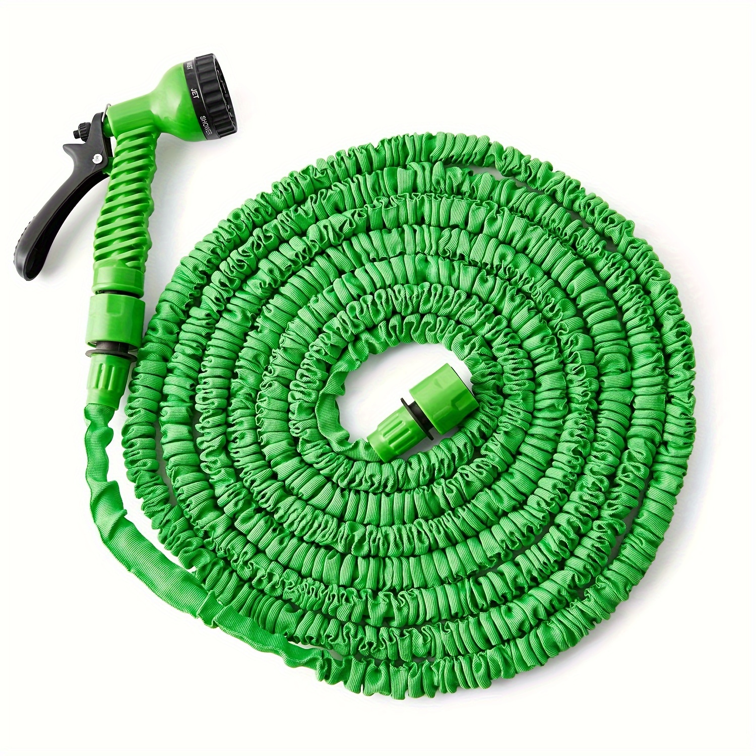 

Magic Garden Hose With Spray Gun - Expandable, High-pressure Car Wash & Watering Tool For Home Use, Fit