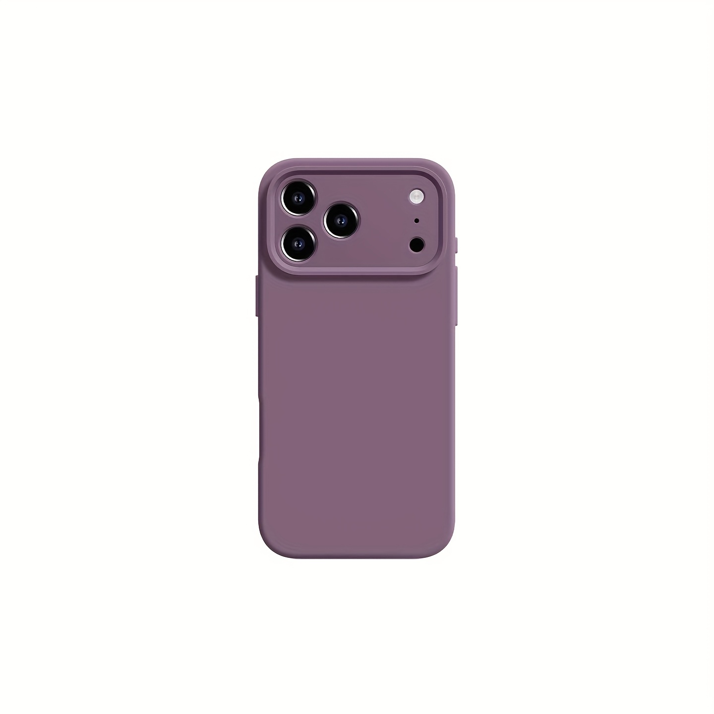 TEMU Phone Case - Thickened Liquid Silicone Case For Iphone 17/17 Pro/17 Pro Max, Soft, Scratch-resistant, Durable, Anti-slip, Yellow-resistant,