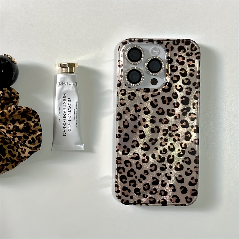 E-shop Handyhülle: Japanisch Koreanisch Instagram-inspirierter Nischen-High-End-Stil Scharfe Mädchen Persönlichkeit Süß Cool Leopard Print Handyhülle.