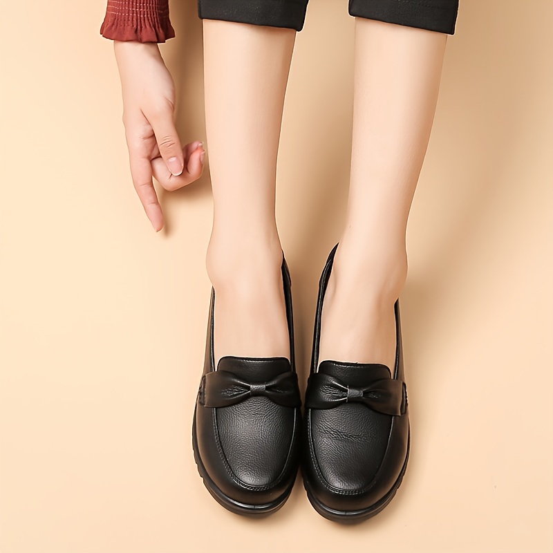 womens slip shoes lightweight genuine leather Temu Kuwait