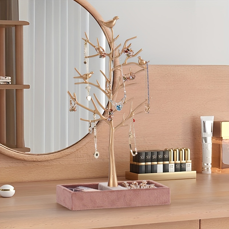 a creative jewelry display stand for necklaces rings and earrings   a makeup vanity at     a great birthday gift for mothers   or sisters