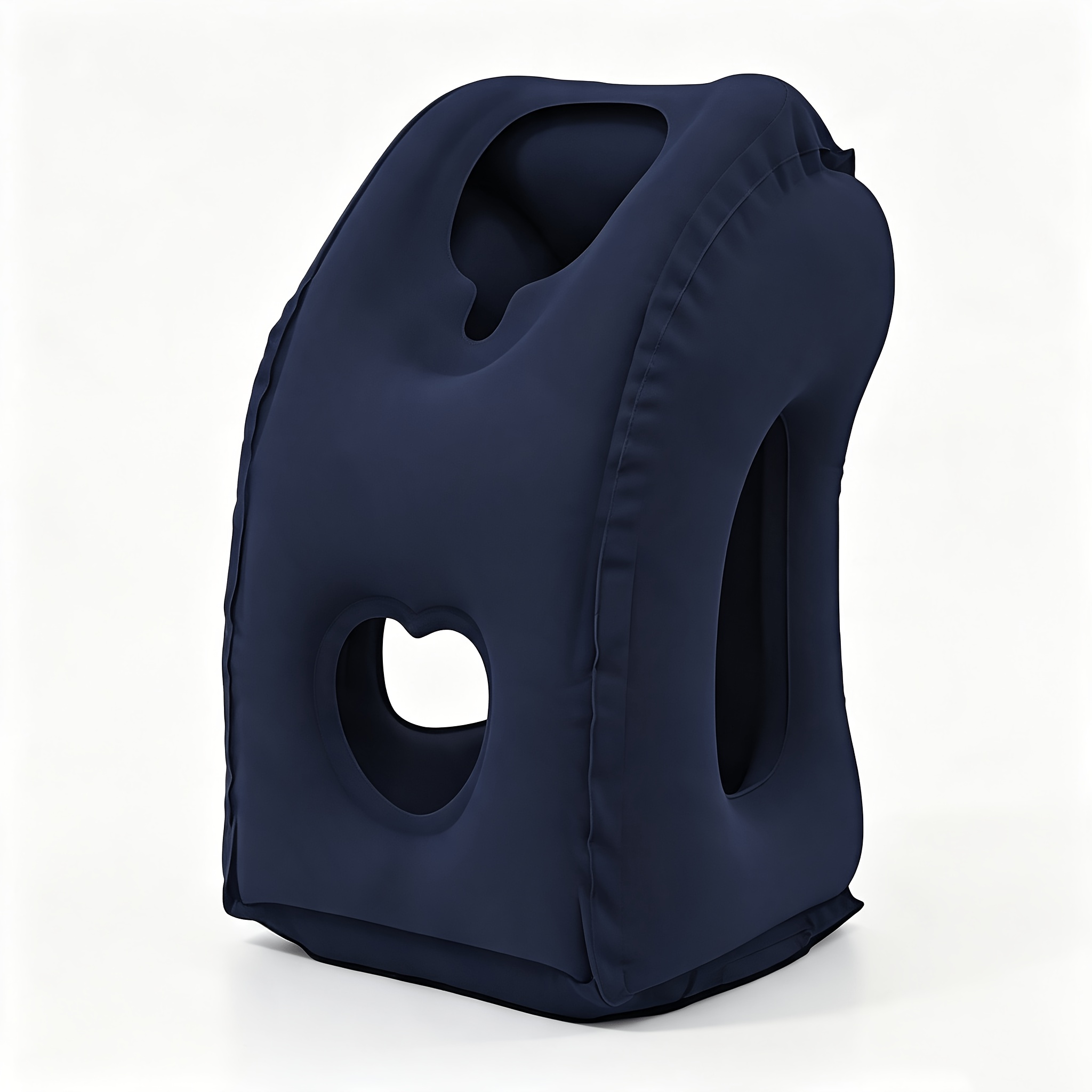 TEMU 1pc Inflatable Travel Pillow, Airplane Pillow With Patented Valve Design, Travel Accessories With Neck And Head Support, Travel Pillow For Long
