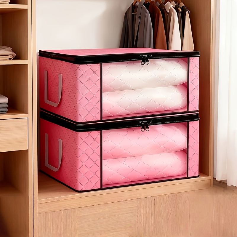 3 Extra-Large Foldable Storage Boxes with Clear Windows