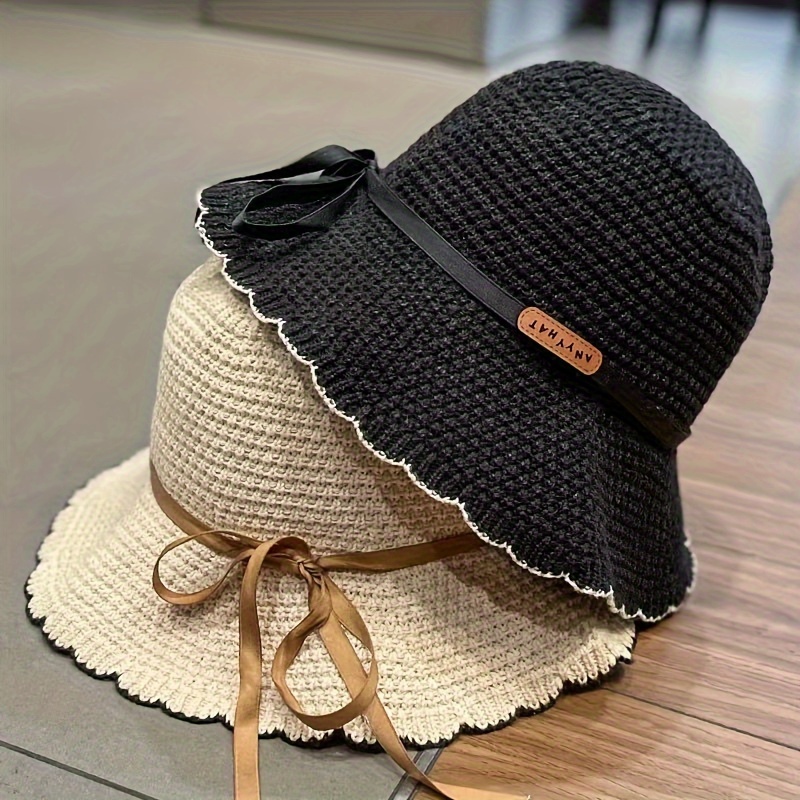 Wide Brim Bucket Hat Women, Bucket Hat Women Summer