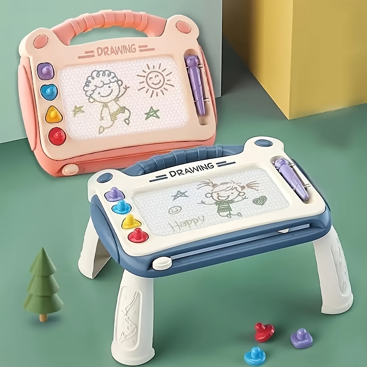 painting board set puzzle toy doodle painting toy learning toy easter birthday gift for boys and girls Product details 5