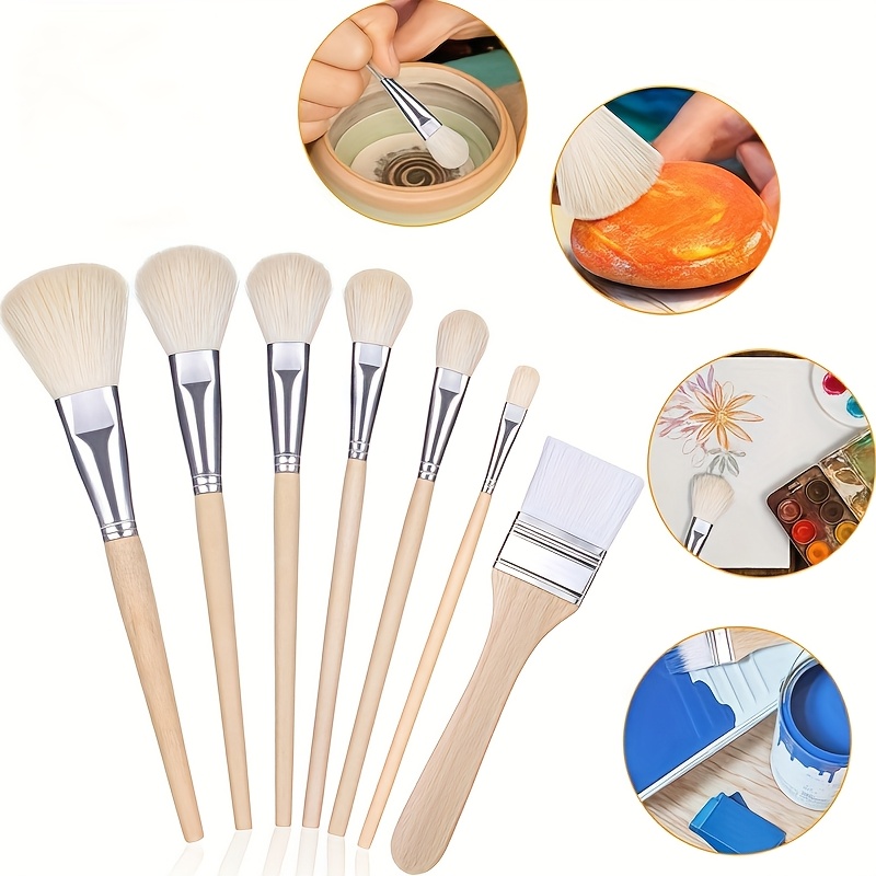 pinceles acrílico varios tamaños pintura acrílica brochas Temu