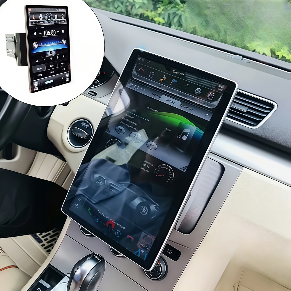 TEMU 10 Inch Double Din Manual Rotation Universal Model For For Ford For For For Car Stereo Radio 13.0 2gb 32gb Rom, Hd Touchscreen, Wireless/wired Carplay& Auto, Fm, , Rds, , Swc