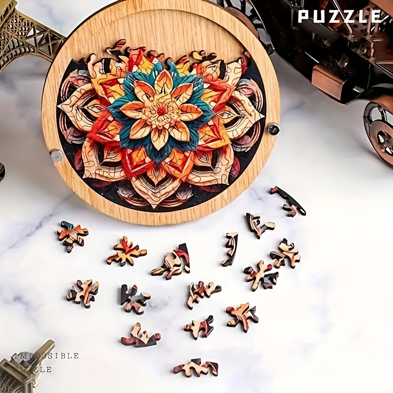 

Mandala, Puzzle, , Challenging , Problem- Skills, Handmade Novelty Gifts, Diy Christmas Gifts, Handcrafted Halloween Toys, Birthday Gifts, New Years Gifts