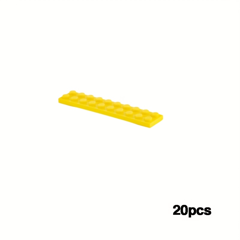 20pcs 3832 Small Building Blocks 2x10 Basic Bricks Short Plank Thin Board
