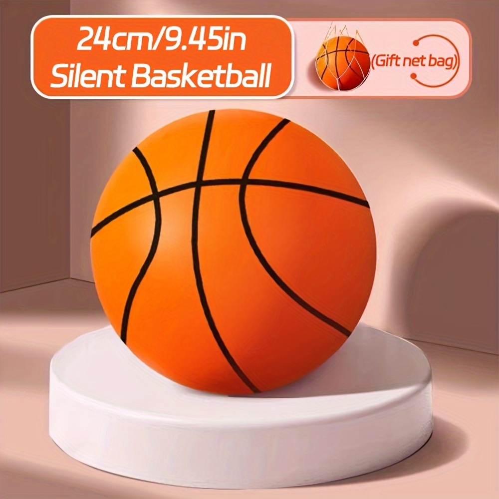 1 Pièce De Balle De Basket Silencieuse D'entraînement #3/#5 Rebondissante  Élastique En Éponge, Mode en ligne