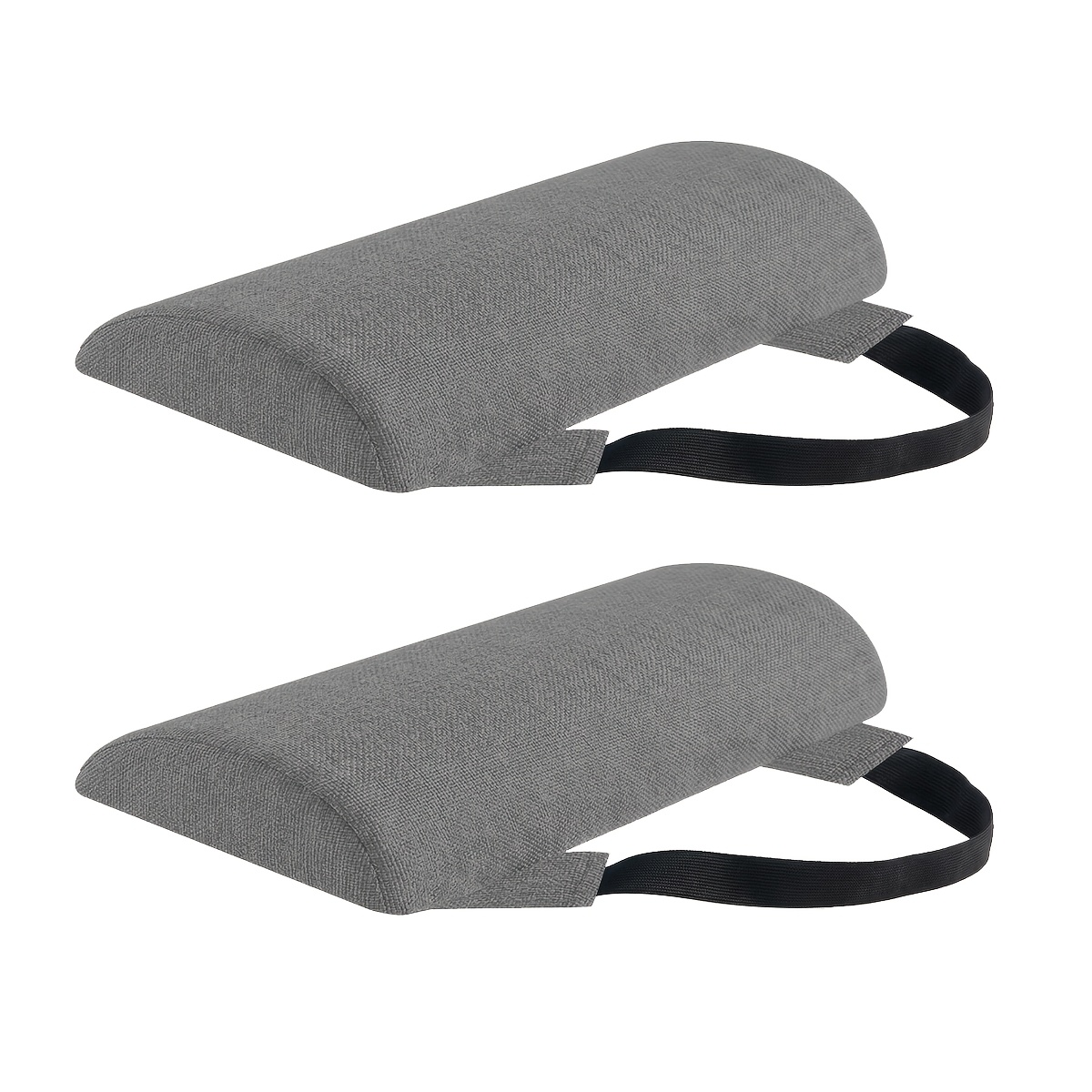 TEMU 2pcs Lounge Chair Headrest Cushions (multiple Colors ), Headrest Cushions With Adjustable Elastic Straps, Suitable As Replacement Parts For